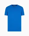 Armani Exchange Regular Fit Pima Cotton T-shirt In Blue
