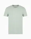 Armani Exchange Regular Fit Pima Cotton T-shirt In Green