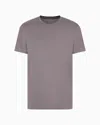 Armani Exchange Regular Fit Pima Cotton T-shirt In Grey