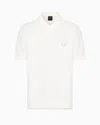 Armani Exchange Regular Fit Pique Polo In White