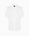 Armani Exchange Regular Fit Shirt In Lyocell Twill In White