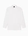 Armani Exchange Regular Fit Shirt With Allover Logo In White