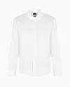 ARMANI EXCHANGE REGULAR FIT STRETCH SATIN SHIRT