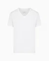 Armani Exchange Regular Fit T-shirt In Pima Cotton Jersey In White