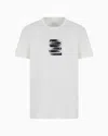 Armani Exchange Regular Fit T-shirt With Abstract Logo In White