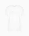 Armani Exchange Regular Fit T-shirt With Blurred Logo Effect In White