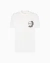 Armani Exchange Regular Fit T-shirt With Logo And Patch On The Chest In White
