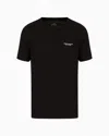 Armani Exchange Regular Fit T-shirt With Logo In Black