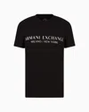 Armani Exchange Regular Fit T-shirt With Logo In Black