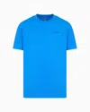 Armani Exchange Regular Fit T-shirt With Logo In Blue