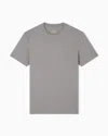 Armani Exchange Regular Fit T-shirt With Logo In Gray
