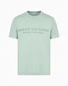 Armani Exchange Regular Fit T-shirt With Logo In Green