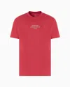 Armani Exchange Regular Fit T-shirt With Logo Lettering In Red