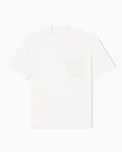 Armani Exchange Regular Fit T-shirt With Logo Pocket In White