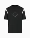 Armani Exchange Regular Fit T-shirt With Logo Print In Green