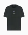 Armani Exchange Regular Fit T-shirt With Logo Print In Green