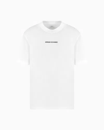 Armani Exchange Regular Fit T-shirts In White