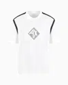 Armani Exchange Regular Fit T-shirt With Logo Print In White