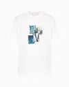 Armani Exchange Regular Fit T-shirt With Photo Print In White