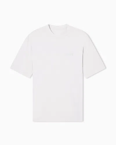 Armani Exchange Regular Fit T-shirt With Print On The Back In White