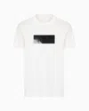 Armani Exchange Regular Fit T-shirt With Vinyl Logo Print In White