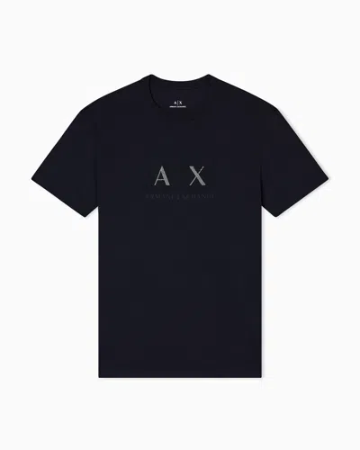 Armani Exchange Regular Fit T-shirts In Blue