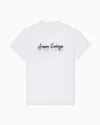 Armani Exchange Regular Fit T-shirts In White