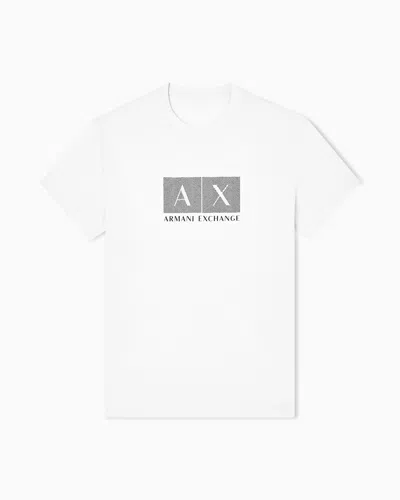 Armani Exchange Regular Fit T-shirts In White