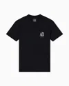 Armani Exchange Patch-pocket Logo-print T-shirt In Black