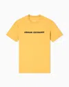 Armani Exchange Regular Fit T-shirts In Yellow