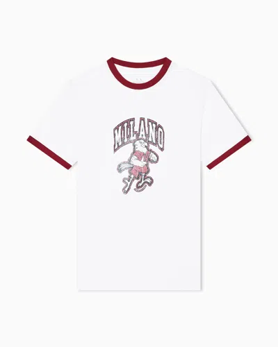 Armani Exchange Regular Fit T-shirts In White