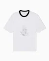 Armani Exchange Regular Fit T-shirts In White