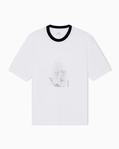 Armani Exchange Regular Fit T-shirts In White