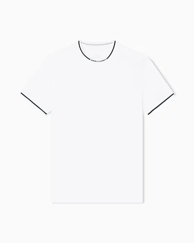 Armani Exchange Regular Fit T-shirts In White