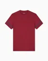 Armani Exchange Regular Fit T-shirts In Burgundy