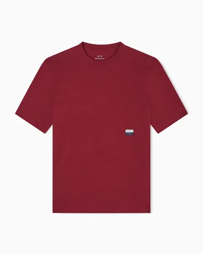 Armani Exchange Regular Fit T-shirts In Red