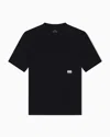 Armani Exchange Regular Fit T-shirts In Black