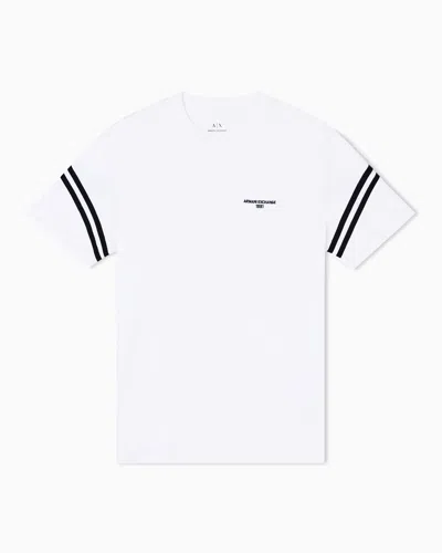 Armani Exchange Regular Fit T-shirts In White