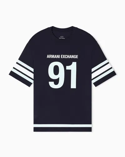Armani Exchange Regular Fit T-shirts In Black
