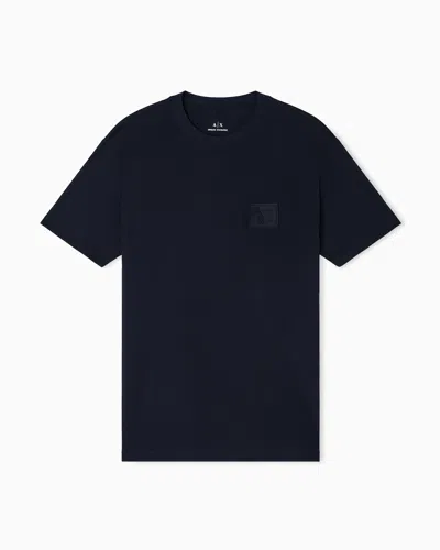 Armani Exchange Regular Fit T-shirts In Black