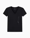Armani Exchange Regular Fit T-shirts In Black