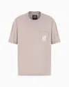 Armani Exchange Regular Fit T-shirts In Beige