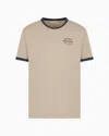 Armani Exchange Regular Fit T-shirts In Beige