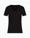 Armani Exchange Regular Fit T-shirts In Black