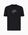 Armani Exchange Regular Fit T-shirts In Black