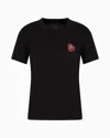 Armani Exchange Regular Fit T-shirts In Black