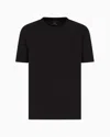 Armani Exchange T-shirt Mit Logo-print In Black