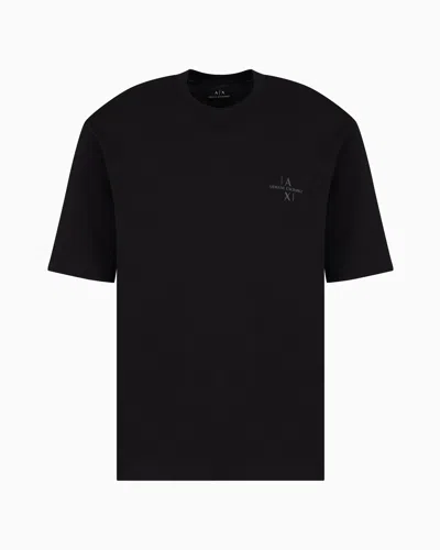 Armani Exchange Regular Fit T-shirts In Black