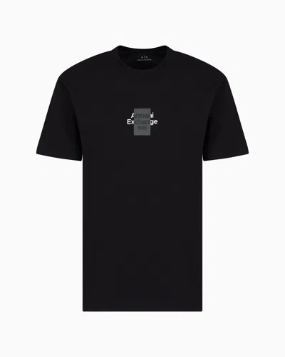Armani Exchange Regular Fit T-shirts In Black