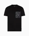 Armani Exchange Regular Fit T-shirts In Black